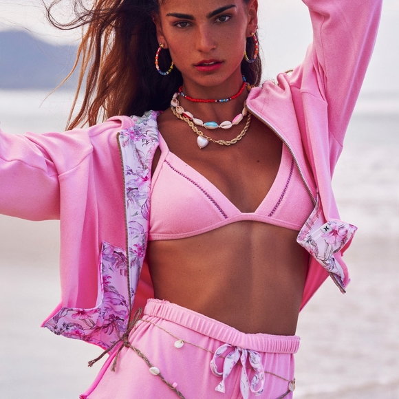 LSF X HURLEY - HAWAIIAN HIBISCUS TERRY ZIP UP HOODIE - Picture 1 of 10